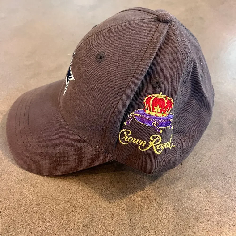NFL Dallas Cowboys Football Crown Royal Collab Mens cap Gray Hat NEW
